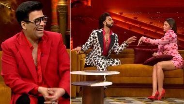 Koffee With Karan 7: Ranveer Singh and Alia Bhatt Are Back With Entertaining Quips and Humorous Banter (Watch Video)